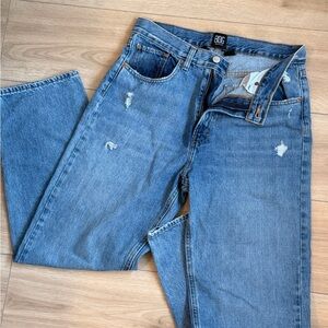 BDG Boyfriend Fit Distressed Blue Jeans